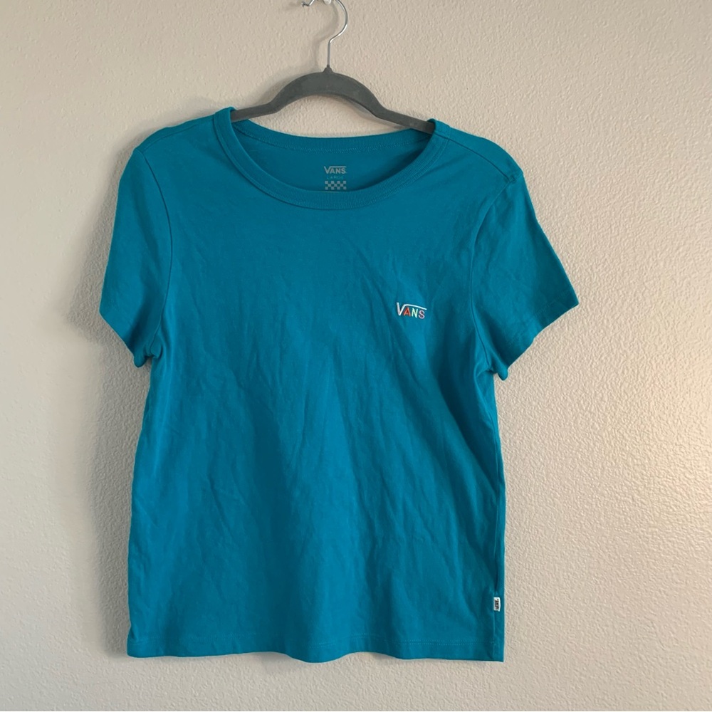 Vans Teal Crew Neck Tee